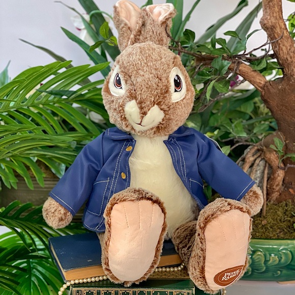 Dan Dee Other - Peter Rabbit Movie Plush by DanDee 22" Blue Coat with Partial Tag 2020